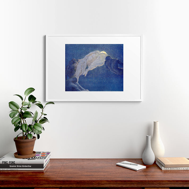 "The sleepers are very beautiful as they lie unclothed" Framed Art Print
