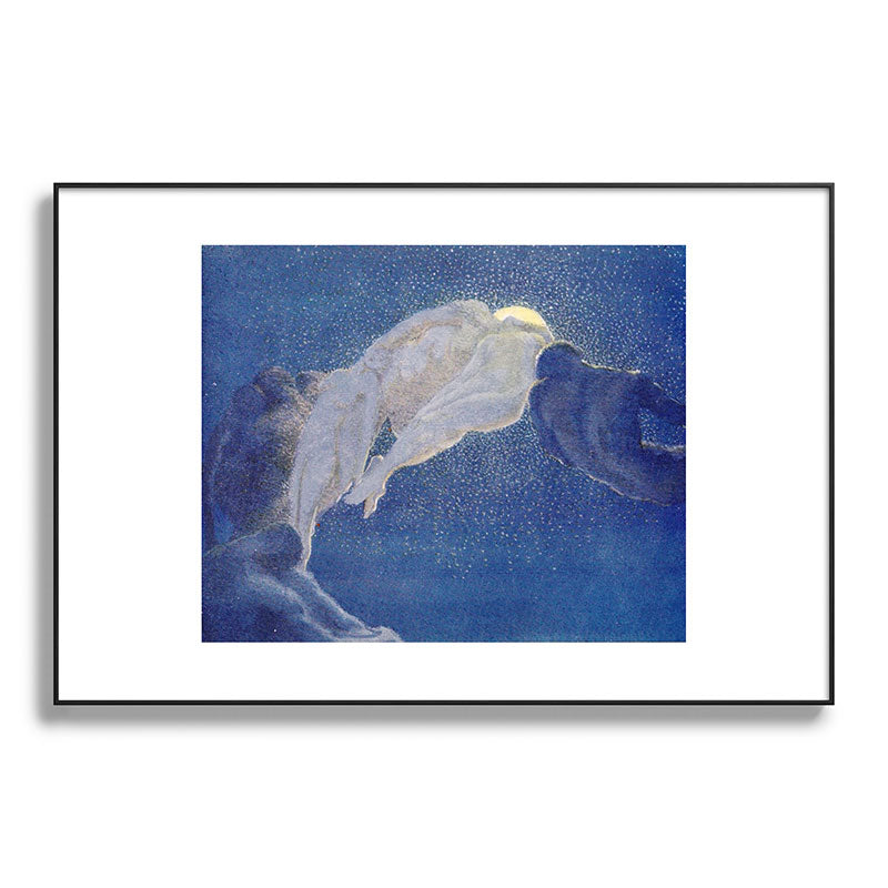 "The sleepers are very beautiful as they lie unclothed" Framed Art Print