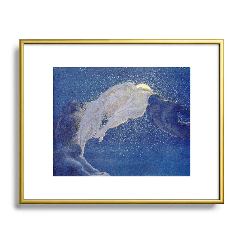 "The sleepers are very beautiful as they lie unclothed" Framed Art Print