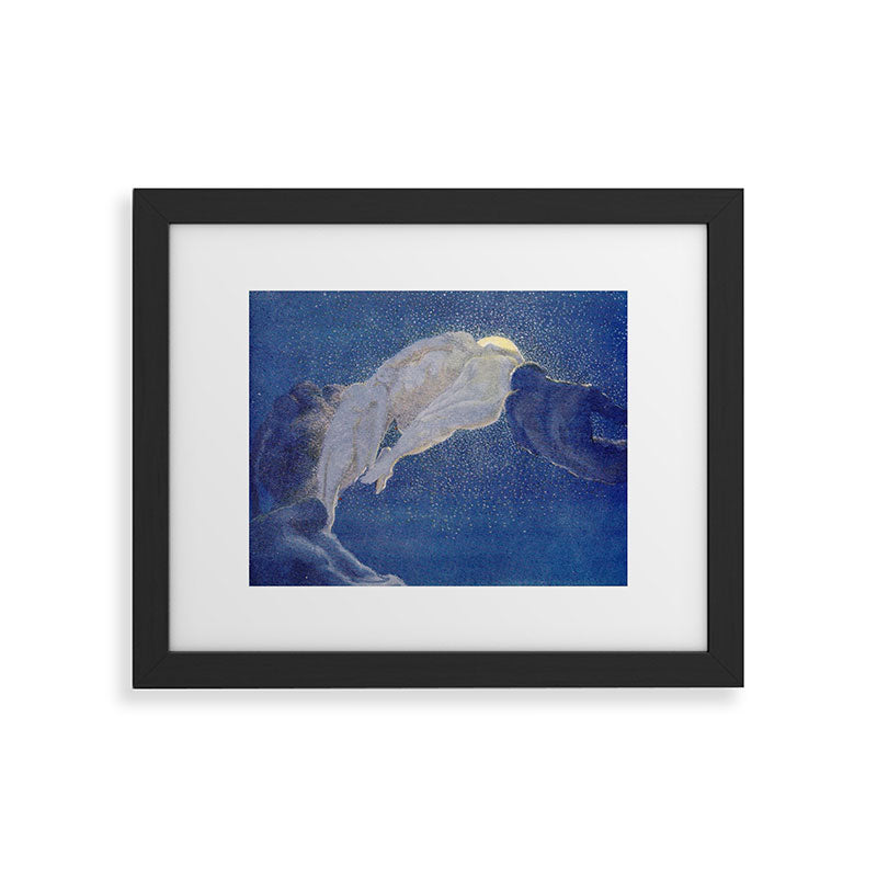 "The sleepers are very beautiful as they lie unclothed" Framed Art Print
