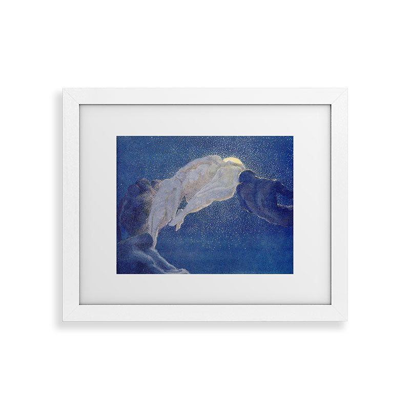 "The sleepers are very beautiful as they lie unclothed" Framed Art Print
