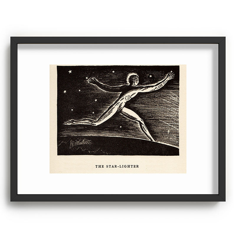 "The Star-lighter" by Rockwell Kent (1919) Framed Art Print