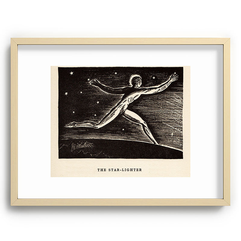 "The Star-lighter" by Rockwell Kent (1919) Framed Art Print