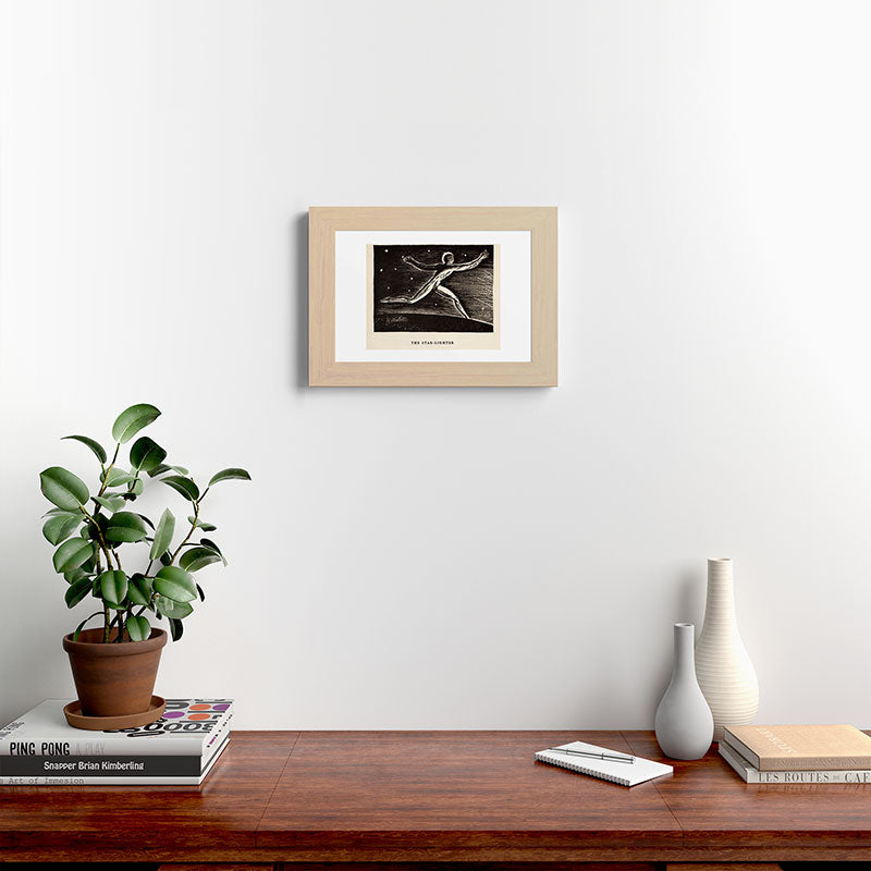 "The Star-lighter" by Rockwell Kent (1919) Framed Art Print