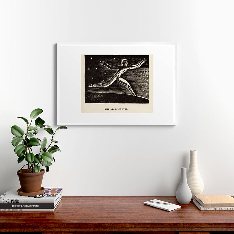 "The Star-lighter" by Rockwell Kent (1919) Framed Art Print