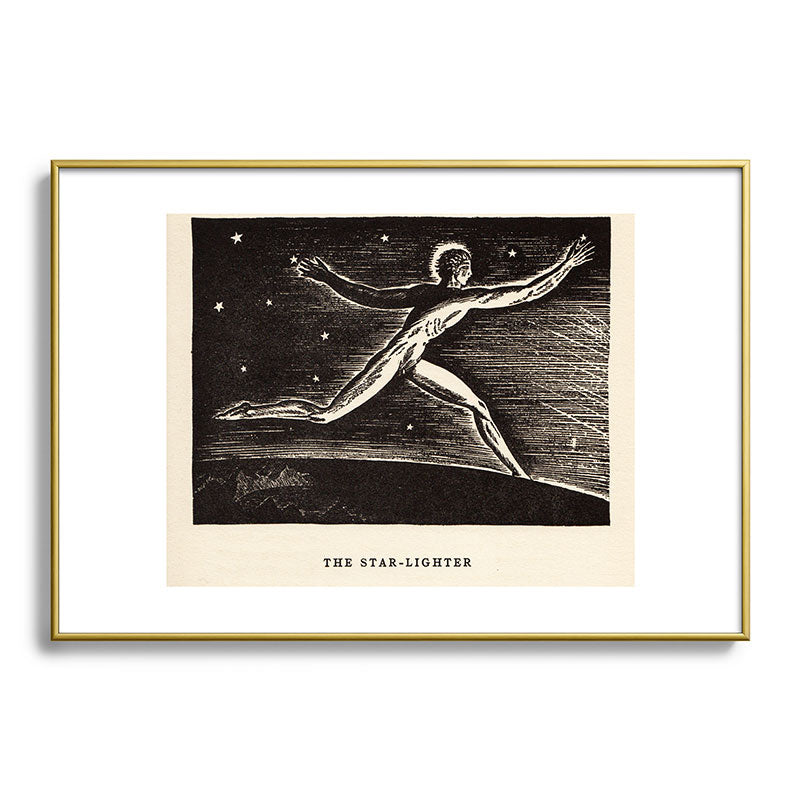 "The Star-lighter" by Rockwell Kent (1919) Framed Art Print