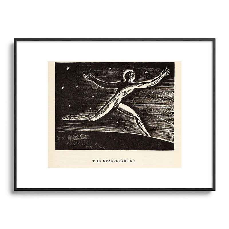 "The Star-lighter" by Rockwell Kent (1919) Framed Art Print