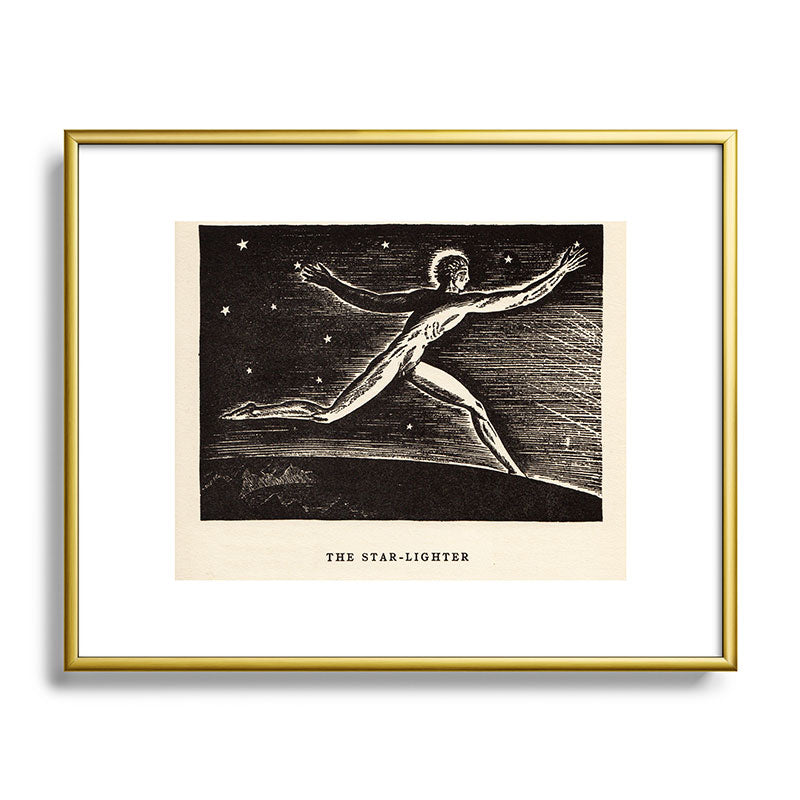 "The Star-lighter" by Rockwell Kent (1919) Framed Art Print