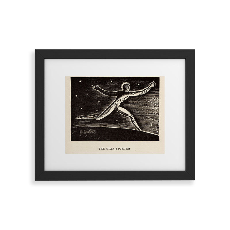 "The Star-lighter" by Rockwell Kent (1919) Framed Art Print