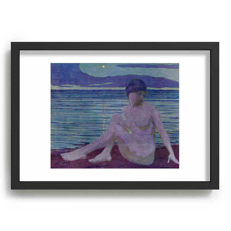 "The tender and growing night" (Margaret C. Cook, Leaves of Grass, 1913) Framed Art Print