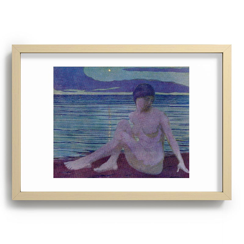 "The tender and growing night" (Margaret C. Cook, Leaves of Grass, 1913) Framed Art Print