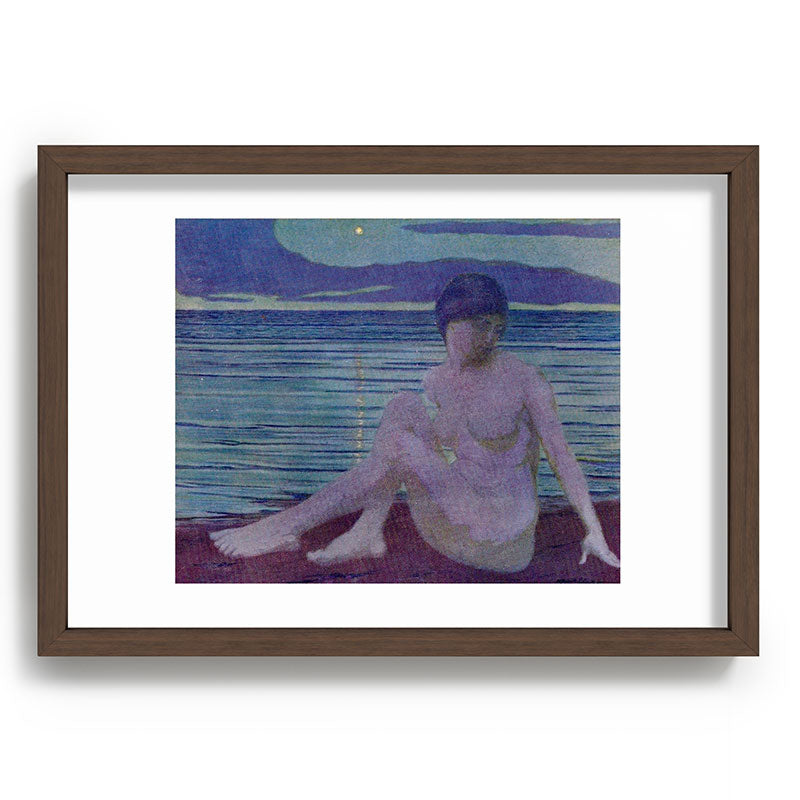 "The tender and growing night" (Margaret C. Cook, Leaves of Grass, 1913) Framed Art Print