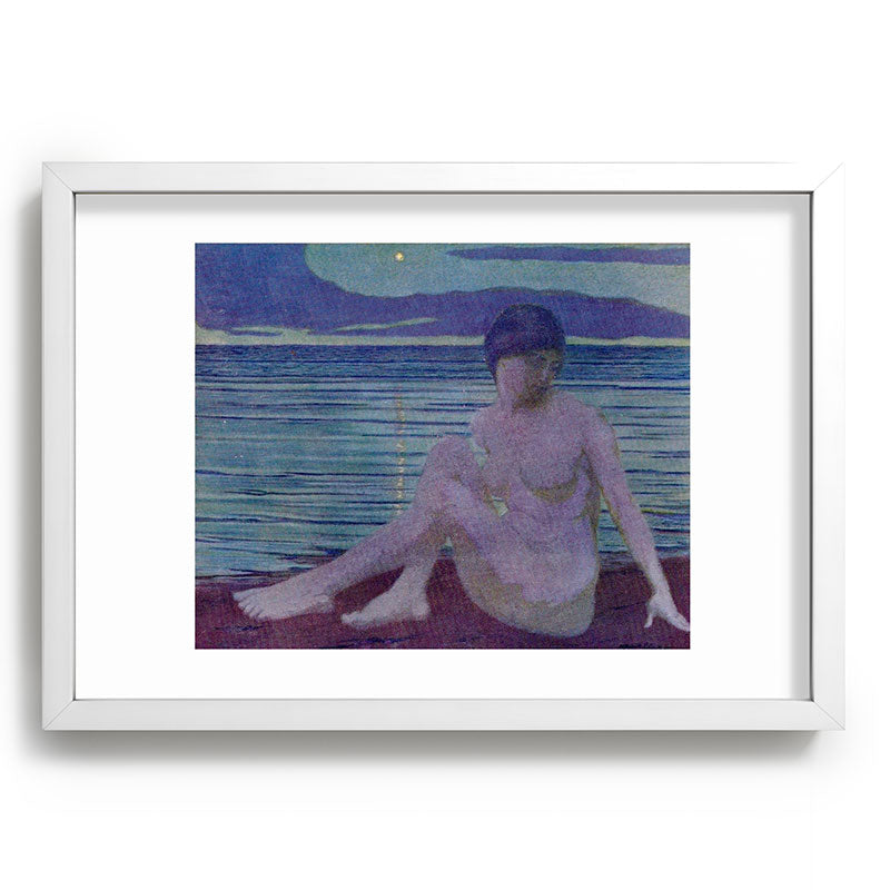 "The tender and growing night" (Margaret C. Cook, Leaves of Grass, 1913) Framed Art Print
