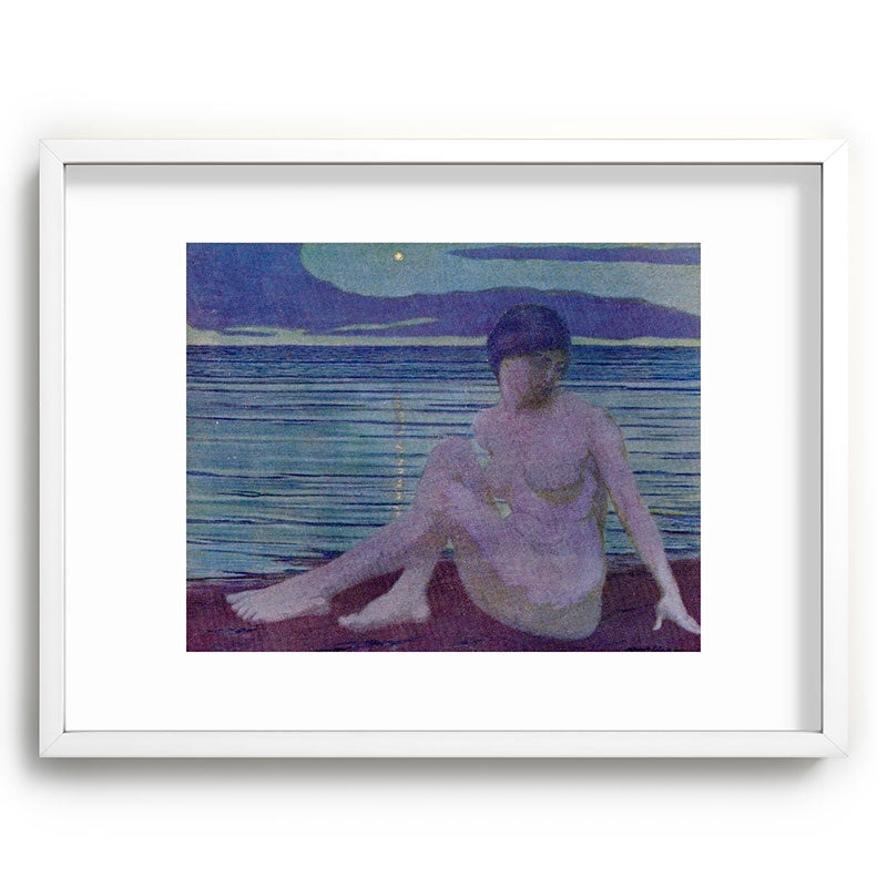 "The tender and growing night" (Margaret C. Cook, Leaves of Grass, 1913) Framed Art Print