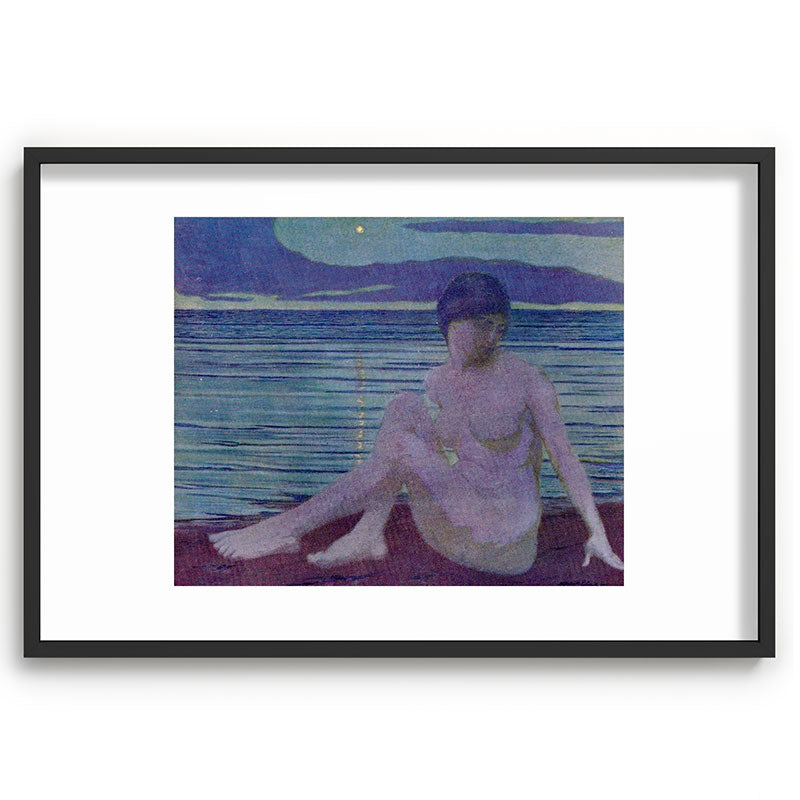 "The tender and growing night" (Margaret C. Cook, Leaves of Grass, 1913) Framed Art Print