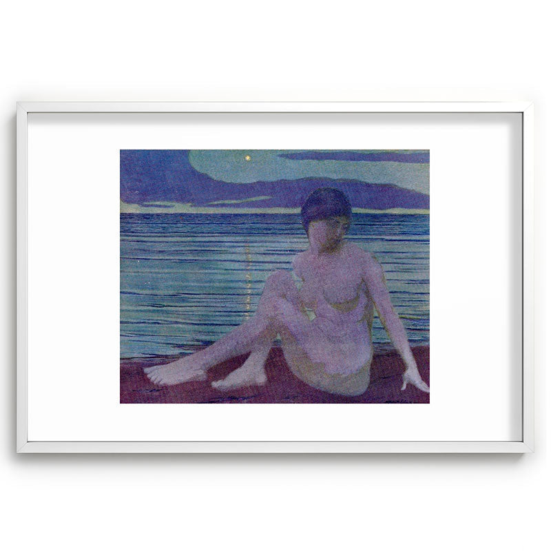 "The tender and growing night" (Margaret C. Cook, Leaves of Grass, 1913) Framed Art Print