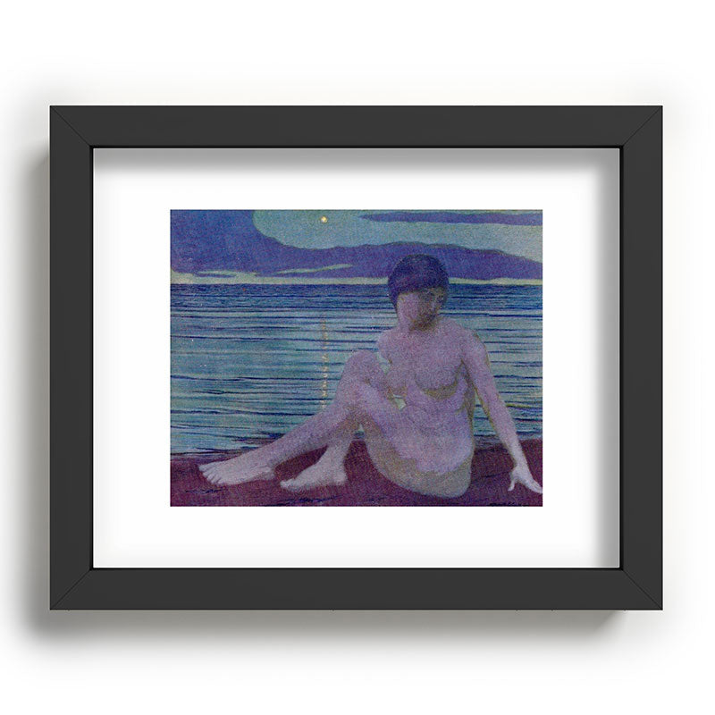 "The tender and growing night" (Margaret C. Cook, Leaves of Grass, 1913) Framed Art Print