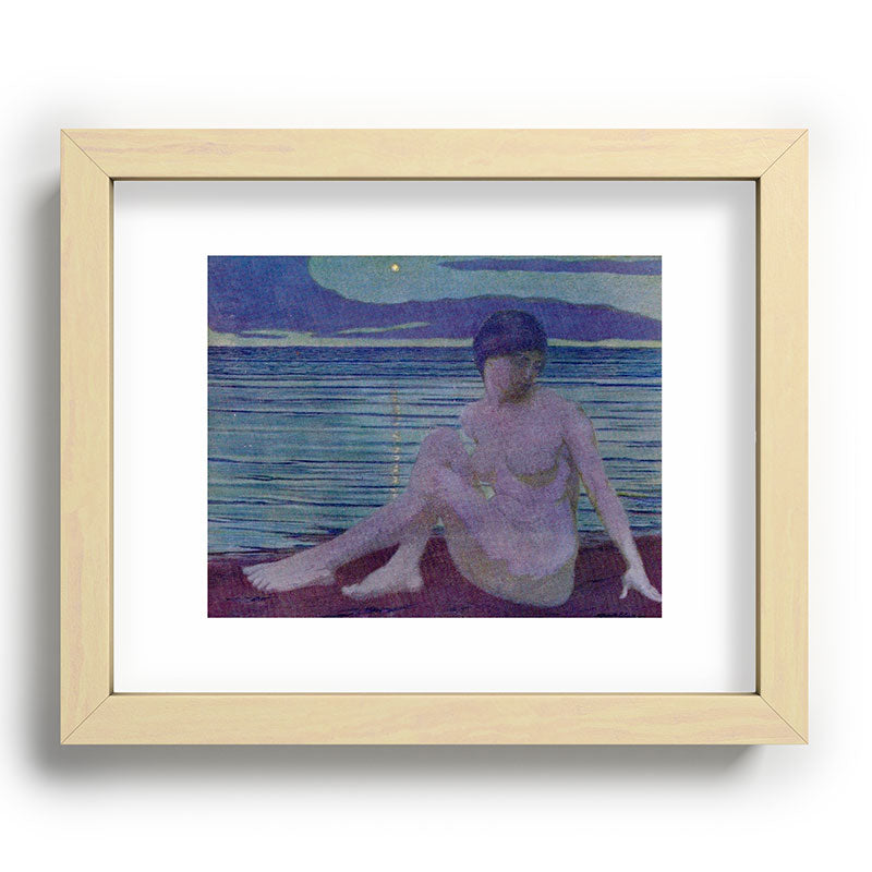 "The tender and growing night" (Margaret C. Cook, Leaves of Grass, 1913) Framed Art Print