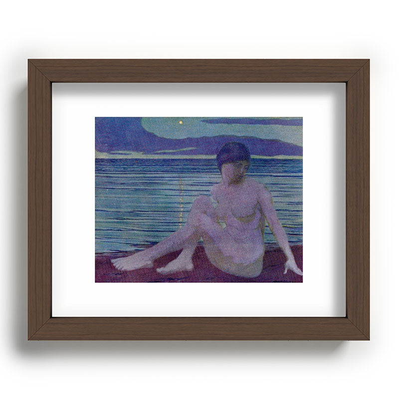 "The tender and growing night" (Margaret C. Cook, Leaves of Grass, 1913) Framed Art Print