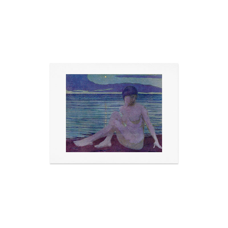 "The tender and growing night" (Margaret C. Cook, Leaves of Grass, 1913) Art Print