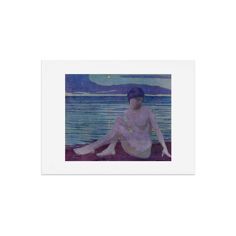 "The tender and growing night" (Margaret C. Cook, Leaves of Grass, 1913) Art Print