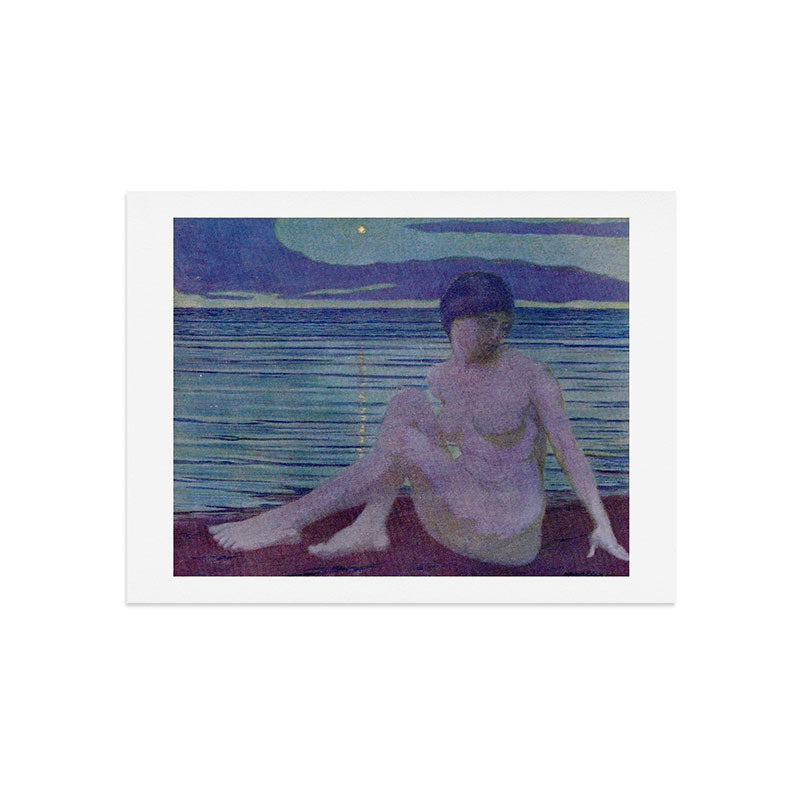"The tender and growing night" (Margaret C. Cook, Leaves of Grass, 1913) Art Print