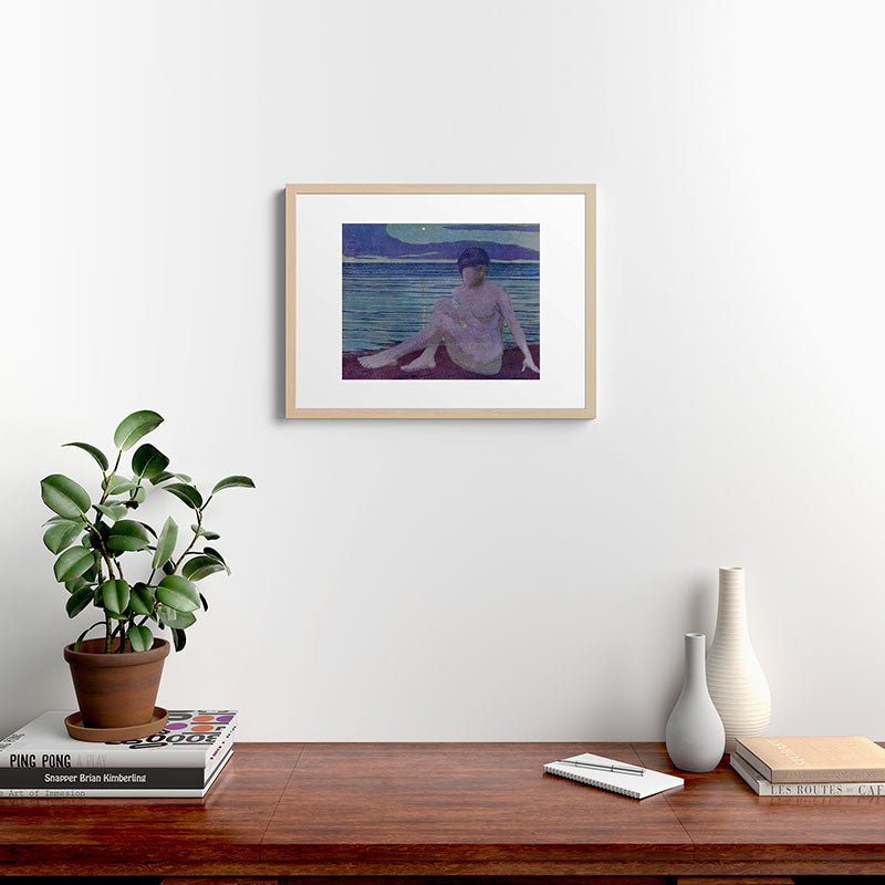 "The tender and growing night" (Margaret C. Cook, Leaves of Grass, 1913) Framed Art Print