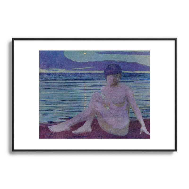 "The tender and growing night" (Margaret C. Cook, Leaves of Grass, 1913) Framed Art Print