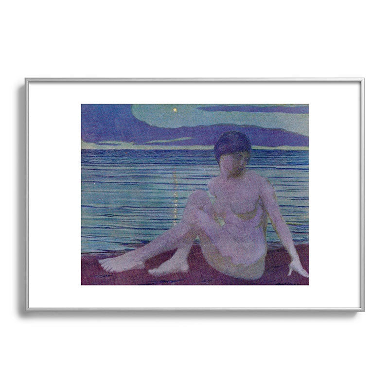 "The tender and growing night" (Margaret C. Cook, Leaves of Grass, 1913) Framed Art Print