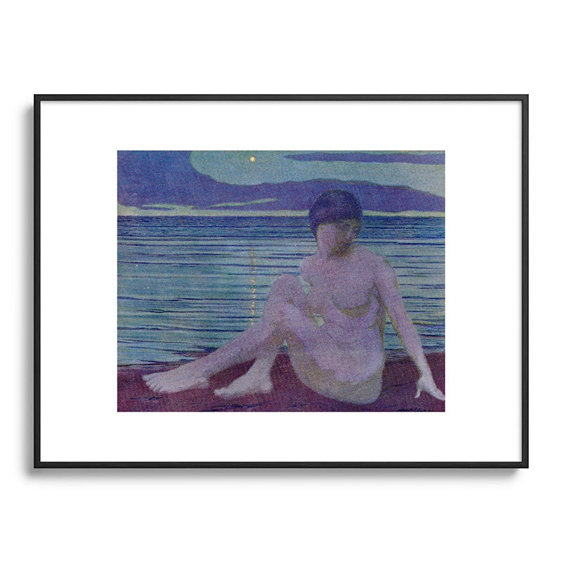 "The tender and growing night" (Margaret C. Cook, Leaves of Grass, 1913) Framed Art Print