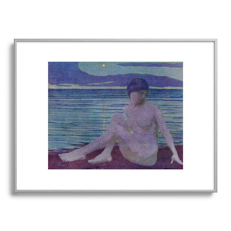 "The tender and growing night" (Margaret C. Cook, Leaves of Grass, 1913) Framed Art Print