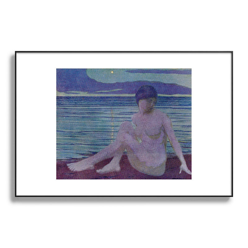 "The tender and growing night" (Margaret C. Cook, Leaves of Grass, 1913) Framed Art Print