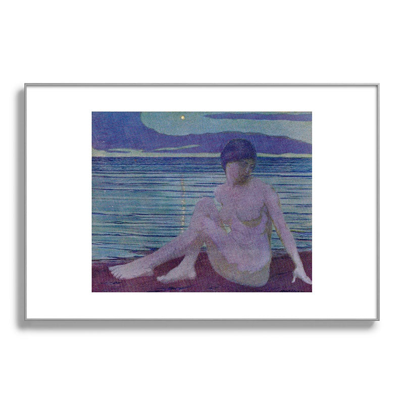 "The tender and growing night" (Margaret C. Cook, Leaves of Grass, 1913) Framed Art Print