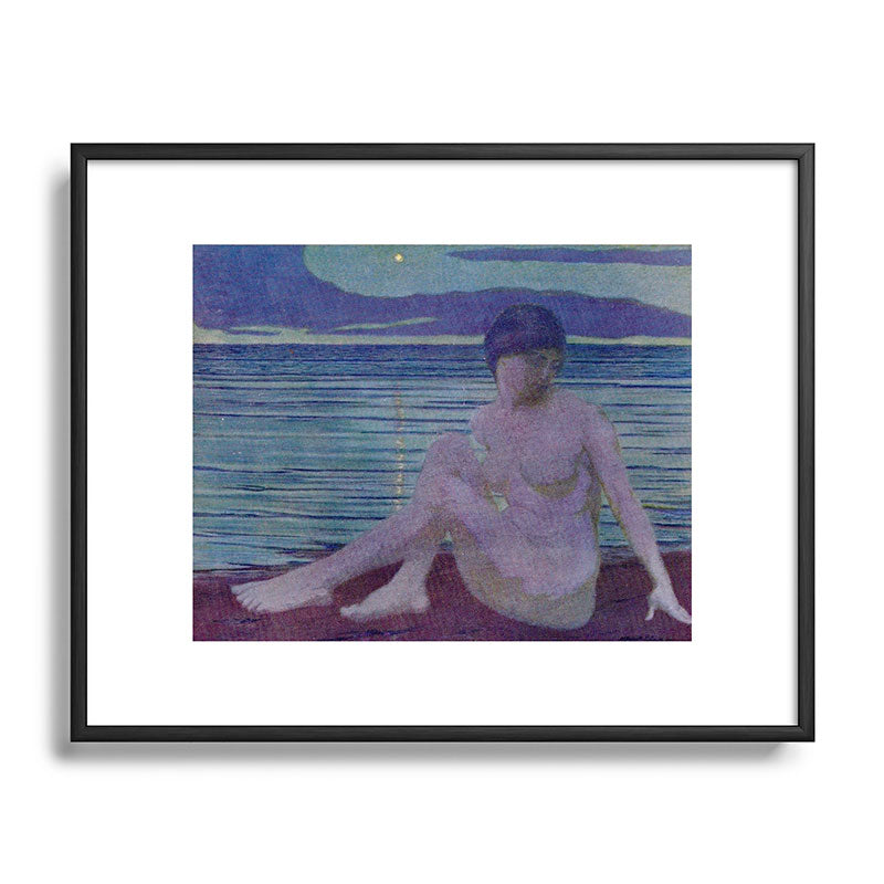 "The tender and growing night" (Margaret C. Cook, Leaves of Grass, 1913) Framed Art Print