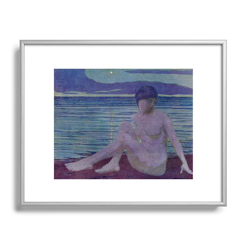 "The tender and growing night" (Margaret C. Cook, Leaves of Grass, 1913) Framed Art Print