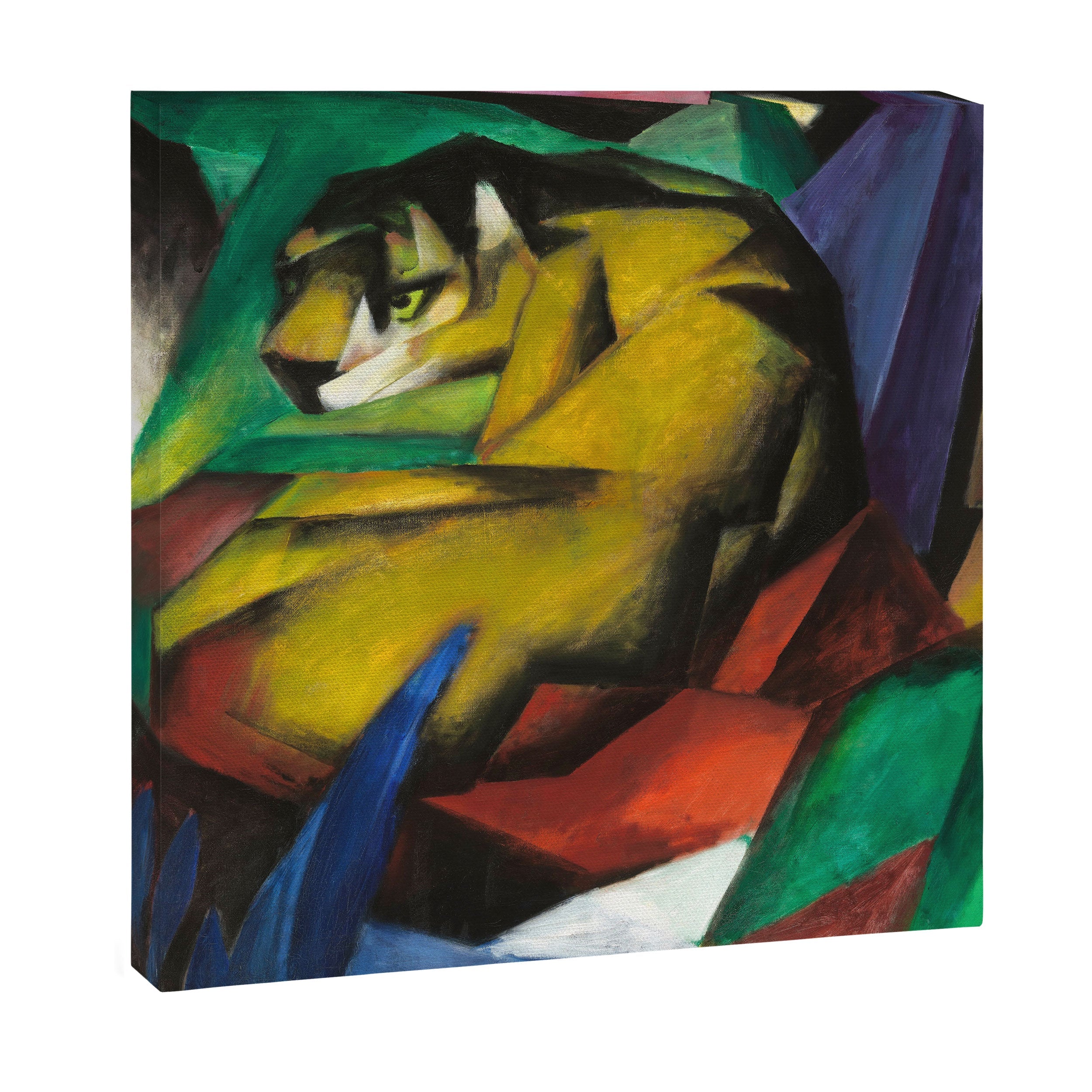 "The Tiger" by Franz Marc, 1912 Canvas Print