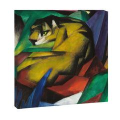 "The Tiger" by Franz Marc, 1912 Canvas Print