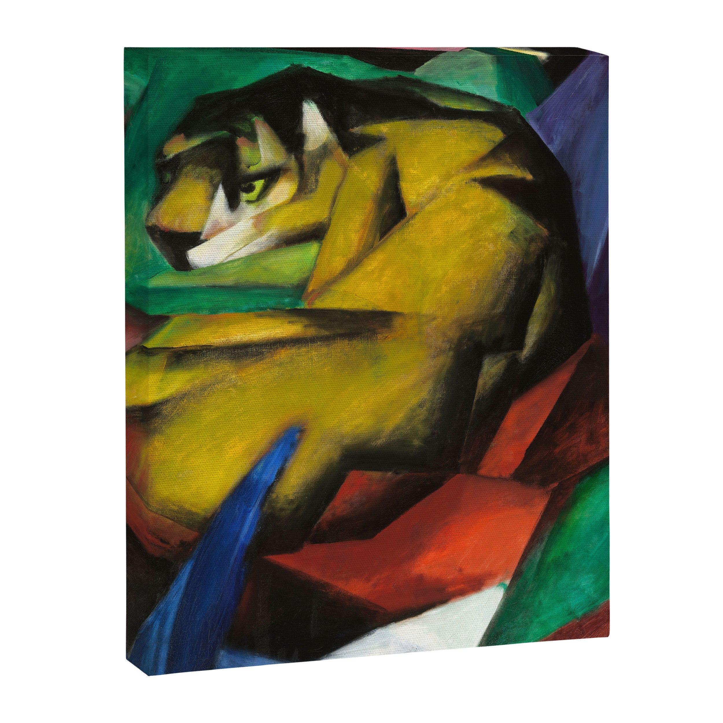 "The Tiger" by Franz Marc, 1912 Canvas Print