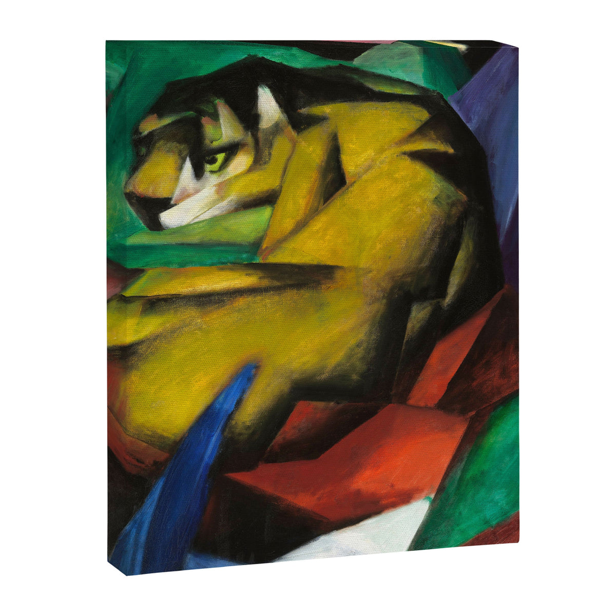 "The Tiger" by Franz Marc, 1912 Canvas Print