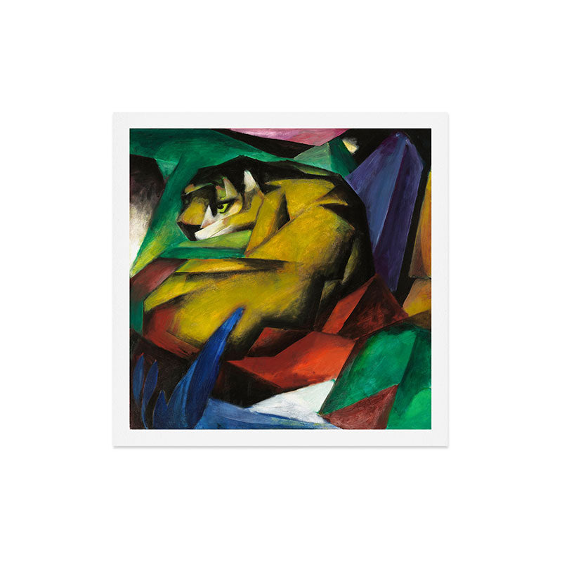 "The Tiger" by Franz Marc, 1912 Art Print