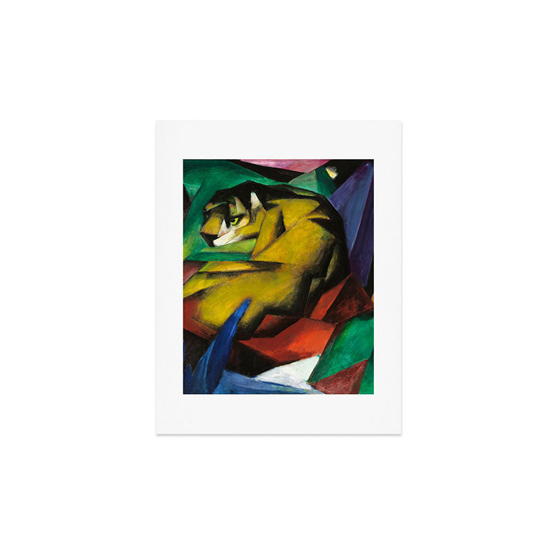 "The Tiger" by Franz Marc, 1912 Art Print