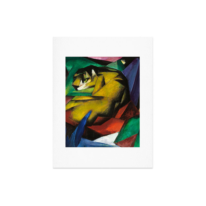 "The Tiger" by Franz Marc, 1912 Art Print