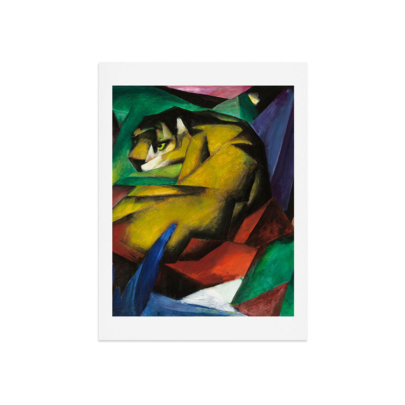 "The Tiger" by Franz Marc, 1912 Art Print