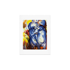 "The Tower of Blue Horses" by Franz Marc, 1913 Art Print