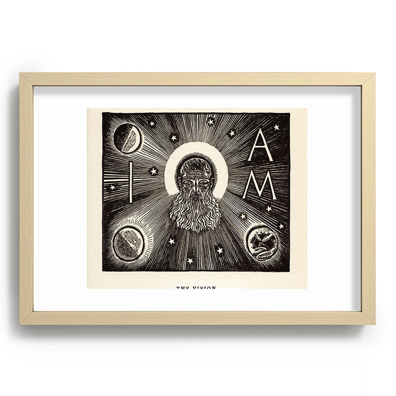 "The Vision" by Rockwell Kent (1919) Framed Art Print
