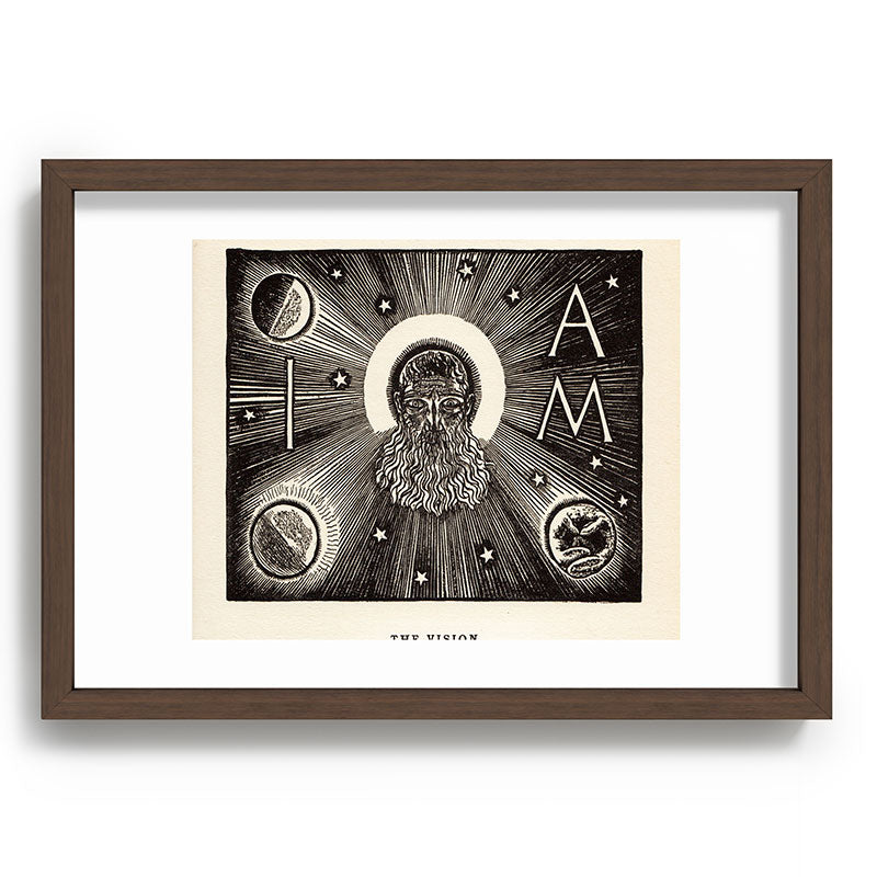 "The Vision" by Rockwell Kent (1919) Framed Art Print