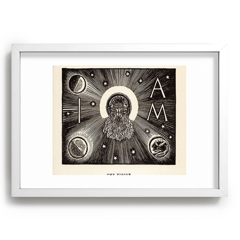 "The Vision" by Rockwell Kent (1919) Framed Art Print