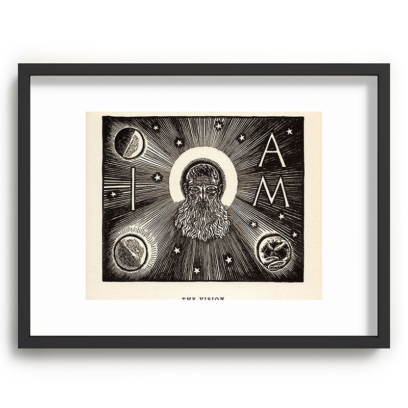"The Vision" by Rockwell Kent (1919) Framed Art Print