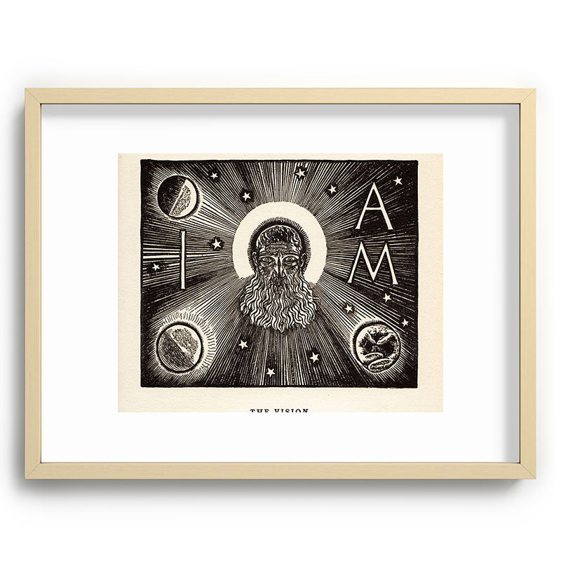 "The Vision" by Rockwell Kent (1919) Framed Art Print