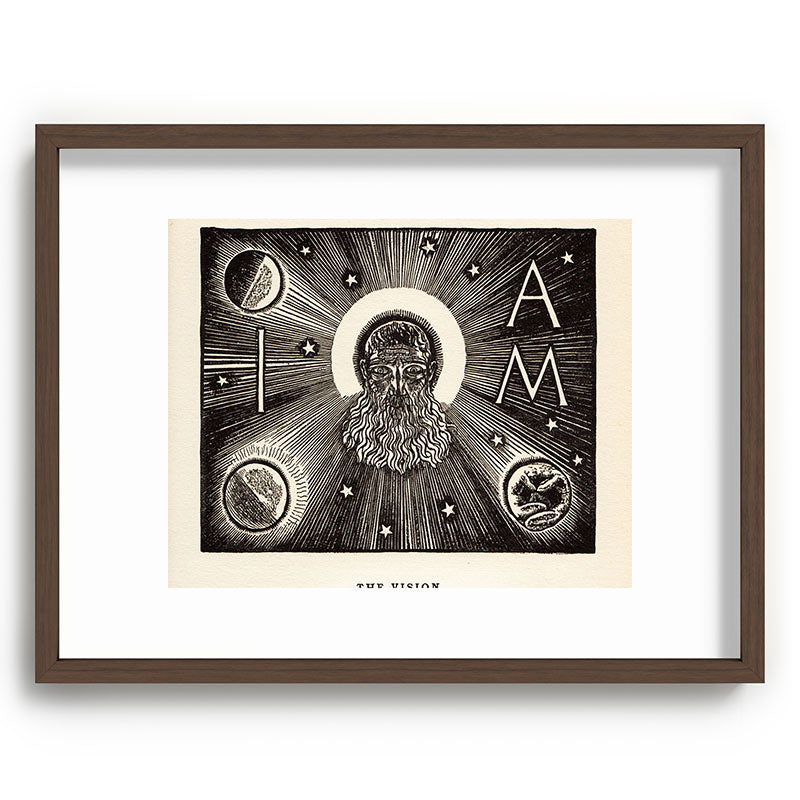 "The Vision" by Rockwell Kent (1919) Framed Art Print